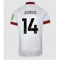 Fotbalové Dres West Ham United Mohammed Kudus #14 Alternativní 2024-25 Krátký Rukáv